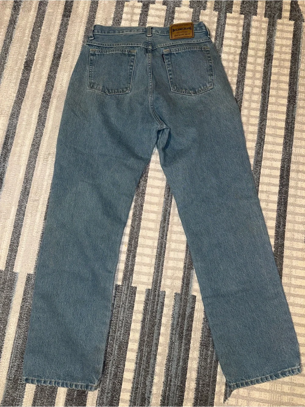 Vintage Bolero Jeans Collection Classic Straight Fit Men's Blue Jeans Size 32